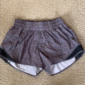 grey lululemon shorts